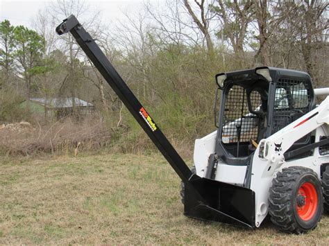 crane attachment for skid steer|skid steer extendable boom attachment.